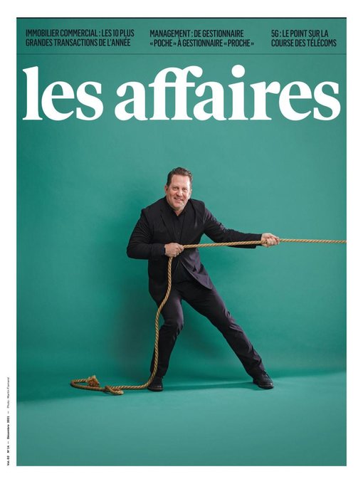 Cover image for Les Affaires: D?cembre 2021